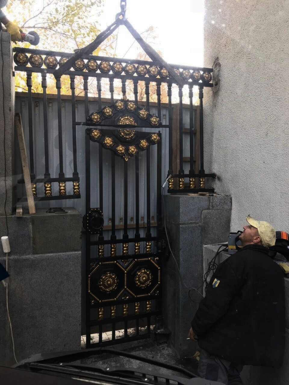 Декоративна металева брама